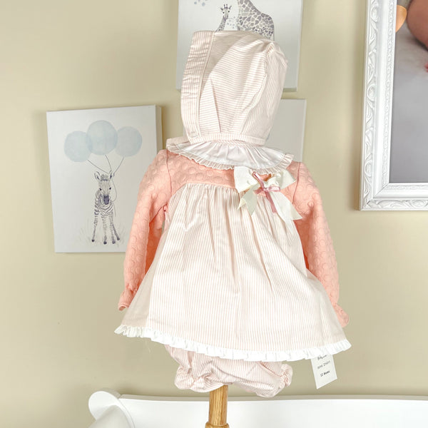 Baby Girl Set with Bonnet