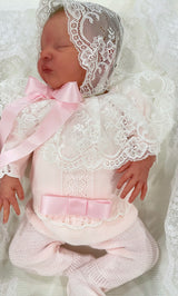 Coming home outfit soft pink