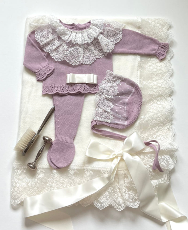 Alice purple & cream