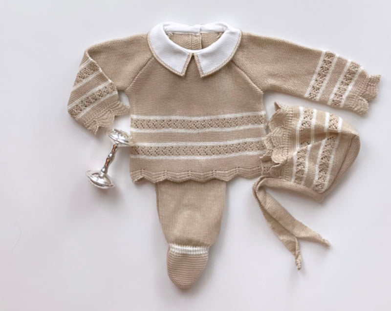 Abel camel coming home outfit