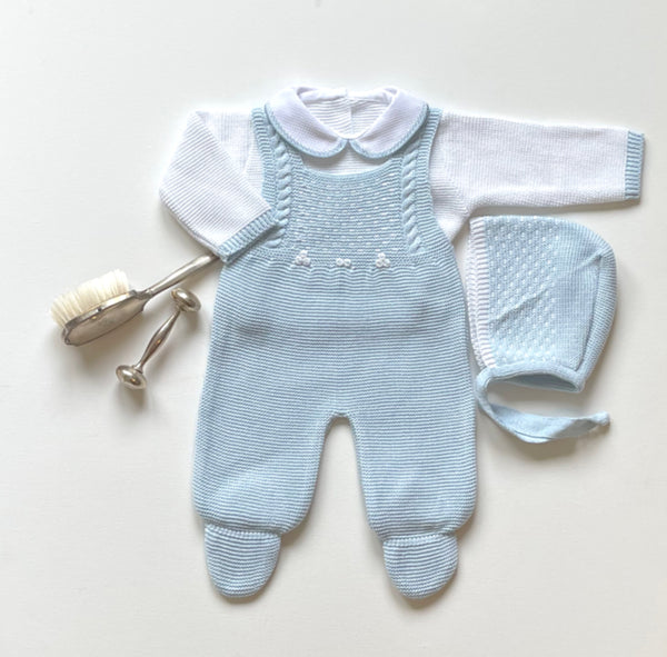 Pelele coming home outfit Blue & white