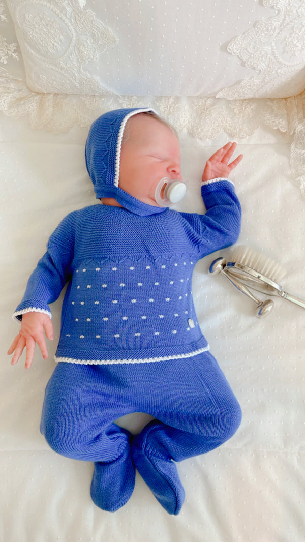 Blue coming home outfit