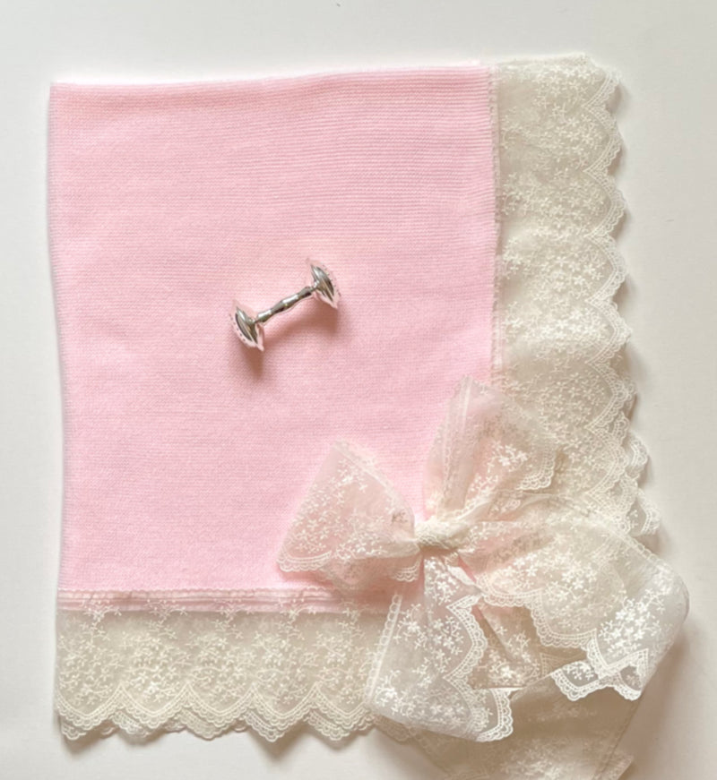 Rosa bebe blanket in Organza