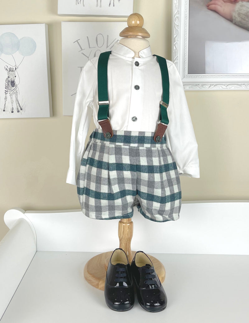 Boy Set with Suspenders